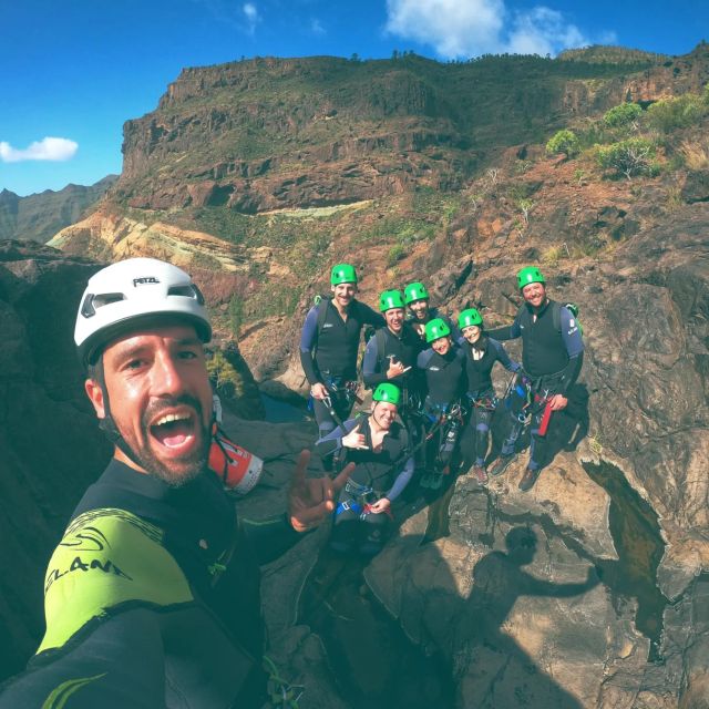 Canyoning in the Rainbow Mountain Gran Canaria - Key Points