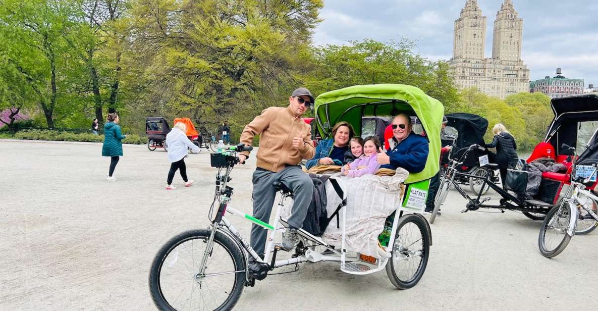 Central Park Film Spots Pedicab Tour - Key Points