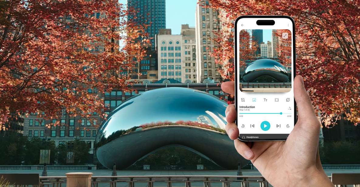 Chicago: Must-Sees & Hidden Gems In-App Audio Tour (ENG) - Key Points