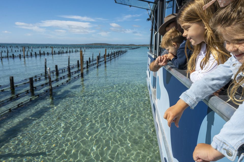 Coffin Bay: Oyster Farm Boat Tour With Wading & 12 Oysters - Key Points