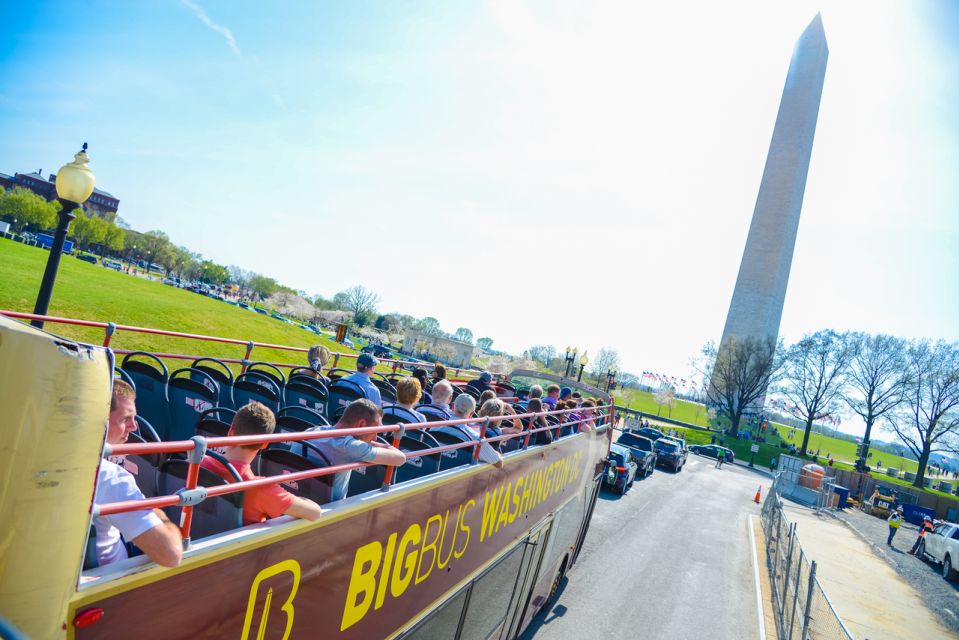 DC: Hop-On Hop-Off Sightseeing Tour by Open-top Bus - Key Points