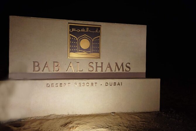 Desert Safari With Bab Al Shams Camp - Key Points