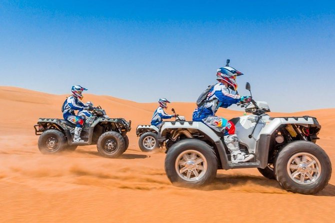 Desert Safari With Dune Bashing and Unlimited 4 Course Barbecue Dinner - Key Points