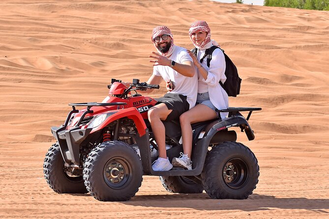 Desert Thrills: Dune Bashing, 30-min Quad Biking, Dances & BBQ - Key Points