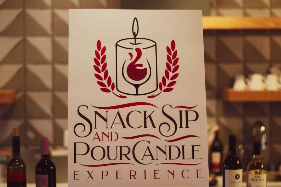 Downtown Los Angeles Snack, Sip and Pour Candle Experience! - Key Points