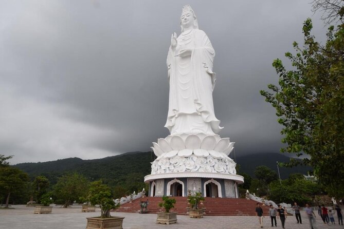 Dragon Bridge Breathing Fire & Water With Marble Mountains, Lady Buddha Tour - Key Points