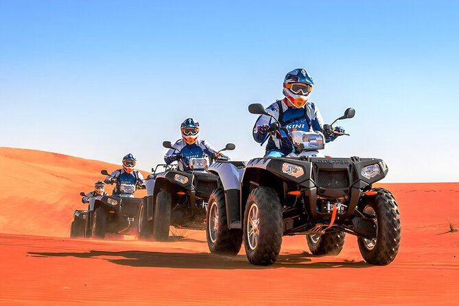 Dubai: 3* Red Dunes ATV, Sandsurf, Camels, Horses, Buffet & Show - Key Points