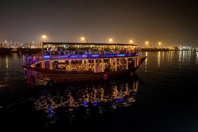Dubai Creek 2-Hour Dhow Dinner Cruise - Key Points