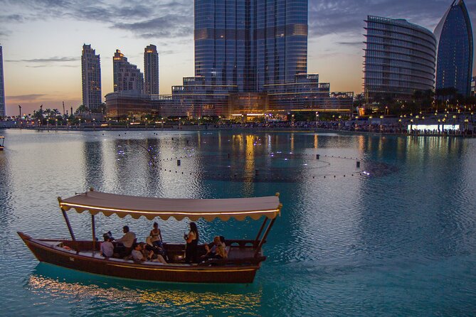 Dubai Fountain Show Boat Lake Ride or Bridge Walk Tickets - Key Points