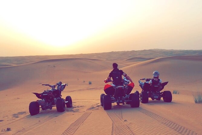 Dubai Morning Quad Bike, Sand Boarding and Camel Ride - Key Points