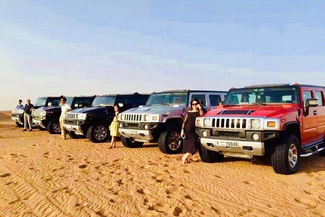 Dubai: Private Hummer Desert Safari Tour With BBQ Dinner - Booking Details