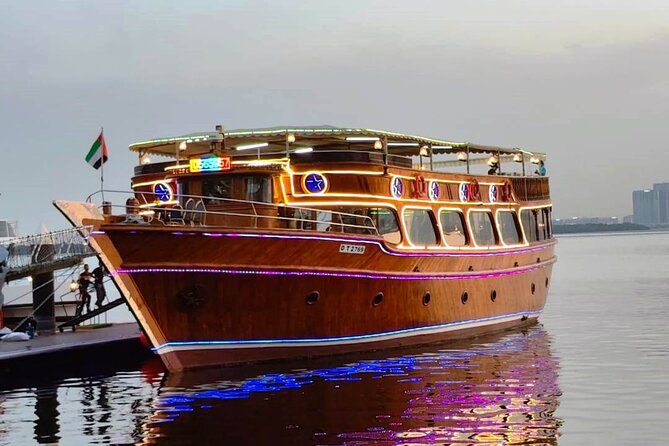 Dubai Water Canal Traditional Wooden Dinner Cruise - Key Points