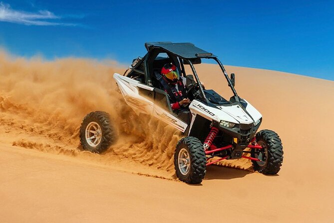 Dune Buggy Ride With Camel Rides, Sand Boarding With Free Pickup From Dubai - Key Points
