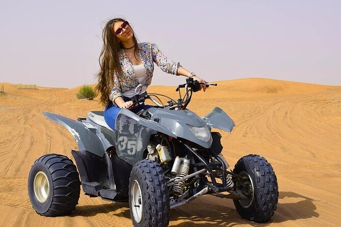 Evening Desert Safari With BBQ Dinner Quad Bike Open Desert - Key Points