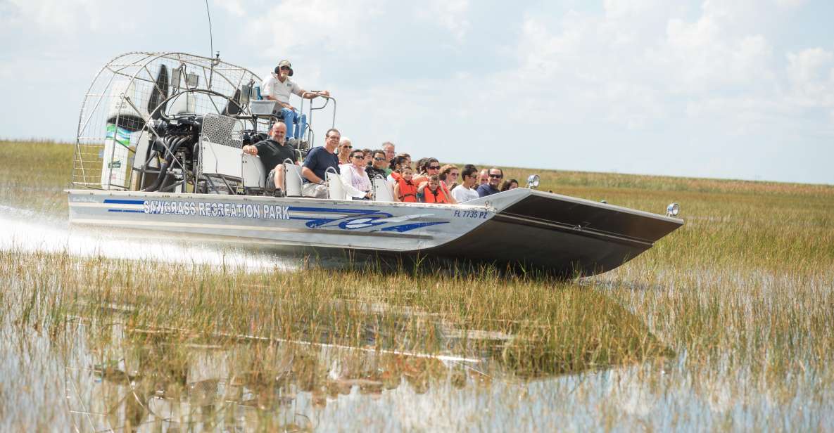 Everglades: Sawgrass Park Day Time Airboat Tour & Exhibits - Key Points