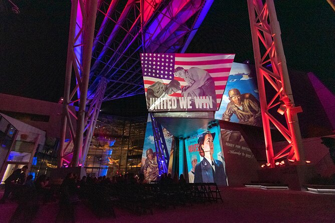 Expressions of America - Outdoor Sound & Light Show at The National WWII Museum - Key Points