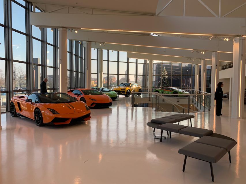 Ferrari Museum, Lamborghini & Pagani Museums+Factories+Lunch - Key Points