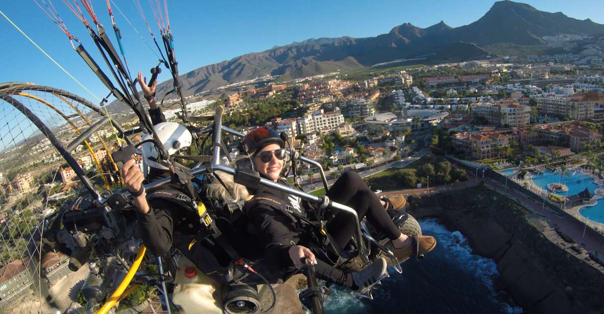 Flight in Paratrike Over the Tenerife South - Key Points