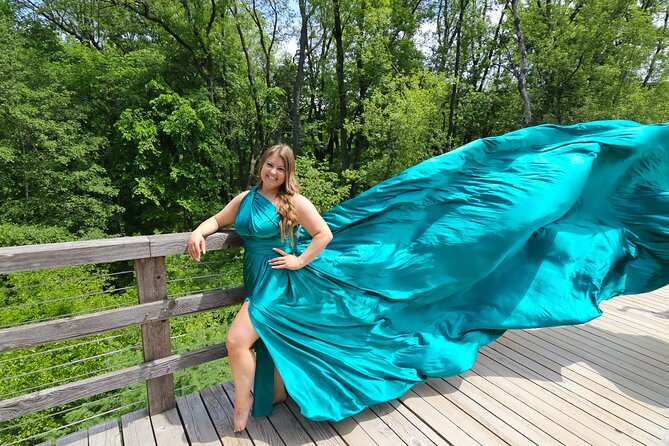 Flying Dress Photo Shoot in Madison WI - Key Points