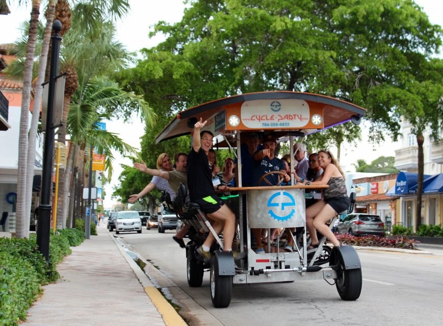 Fort Lauderdale: Party Bike Bar Crawl - Key Points