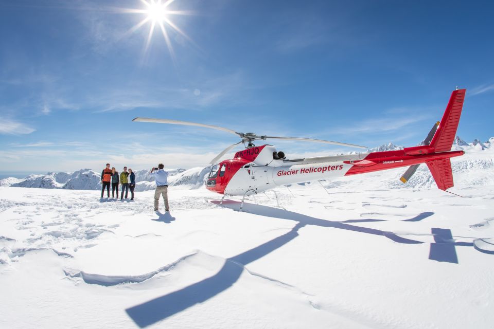 franz josef fox glaciers helicopter flight snow landing Franz Josef & Fox Glaciers Helicopter Flight & Snow Landing