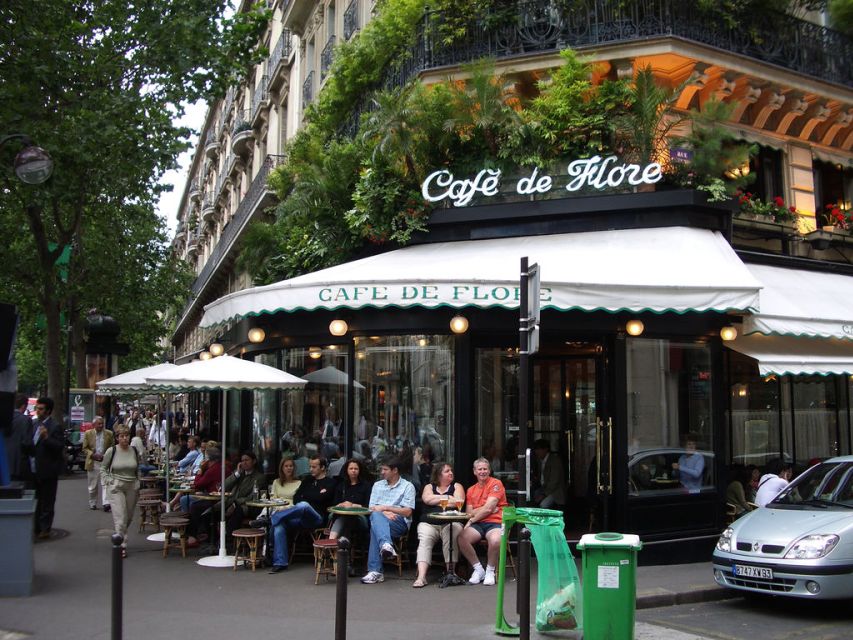 French Lesson at Cafe De Flore and Paris Guided Tour - Key Points