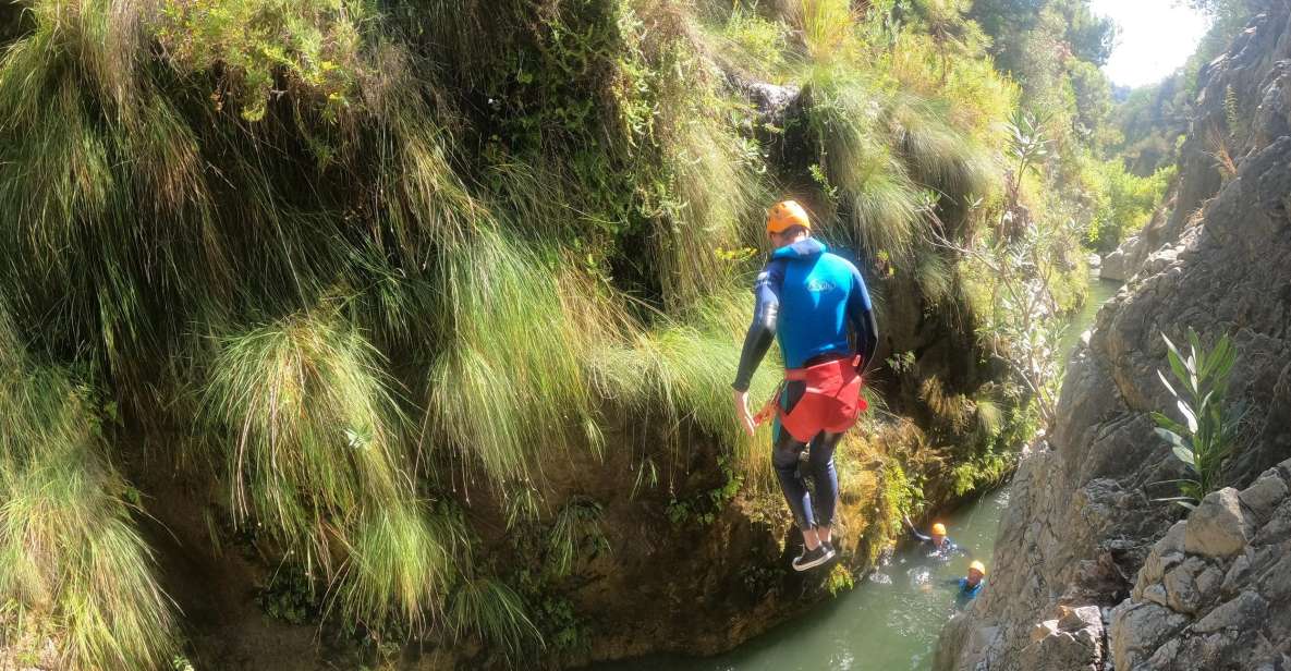 from benahavis guadalmina river guided canyoning adventure From Benahavís: Guadalmina River Guided Canyoning Adventure