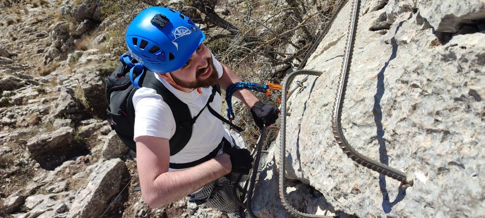 From Granada: Climb Zafarraya's 'Via Ferrata John Hogbin' - Key Points