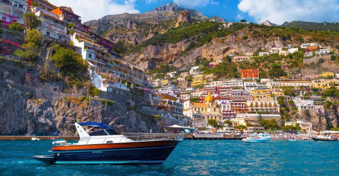 from naples positano amalfi boat tour with van transfer From Naples: Positano & Amalfi Boat Tour With Van Transfer