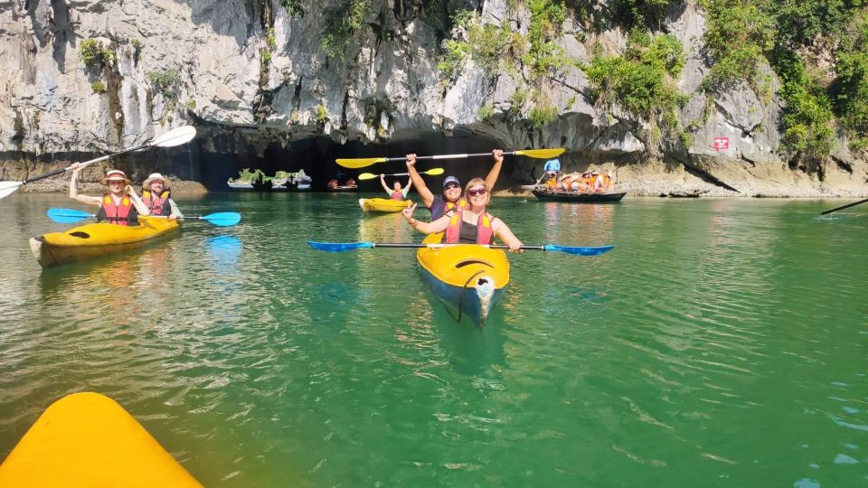 from ninh binh lan ha bay 8 hours cruise kayakingsnorkling From Ninh Binh Lan Ha Bay 8 Hours Cruise: Kayaking,Snorkling