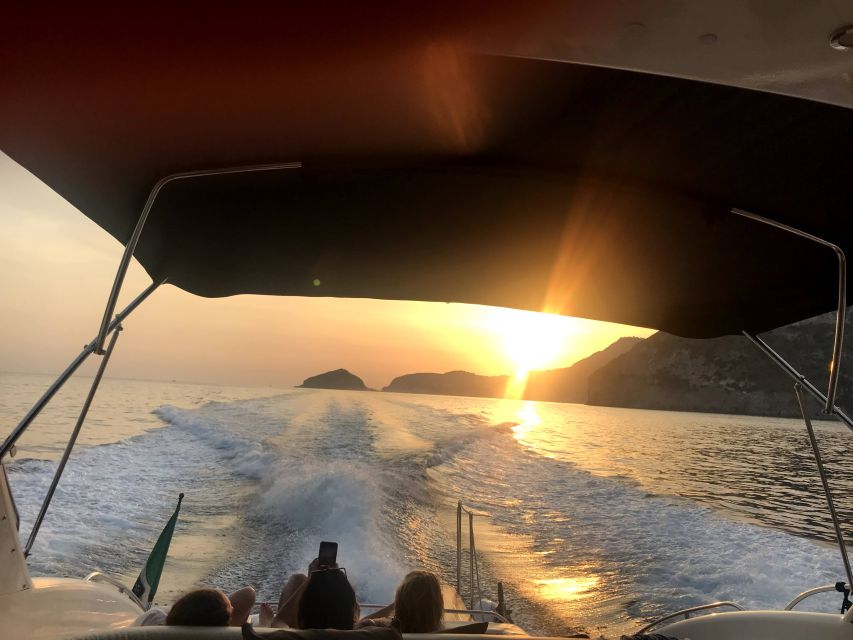 from sorrento capri private sunset boat tour From Sorrento: Capri Private Sunset Boat Tour