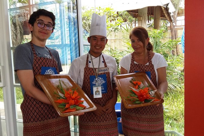 Fruit and Vegetable Carving Class With Master Chef at Sukho Cuisine in Koh Lanta