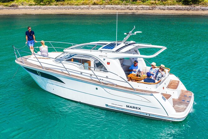 full day luxury cruise on a marex 310 in paros Full Day Luxury Cruise on a Marex 310 in Paros