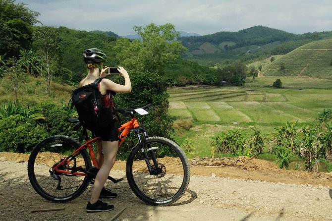 Full Day Mountain Biking to Waterfall and Hot Spring - Key Points