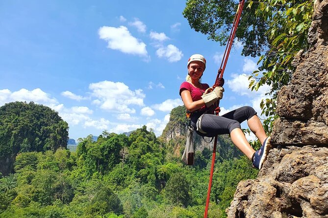 Full Day Zipline, Abseiling, Top Rope Climbing in Krabi - Key Points
