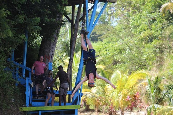 Full-Day Zipline Adventure and Beach Club Visit on Roatan Island, Honduras - Key Points