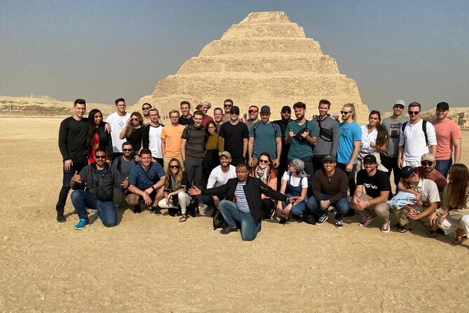 Giza Pyramids, Sphinx, Saqqara, and Memphis Private Day Tour - Tour Itinerary