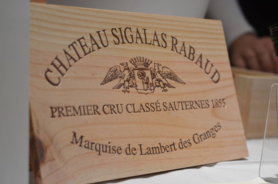 Gourmet Experience at Chateau Sigalas Rabaud Premier Cru - Key Points