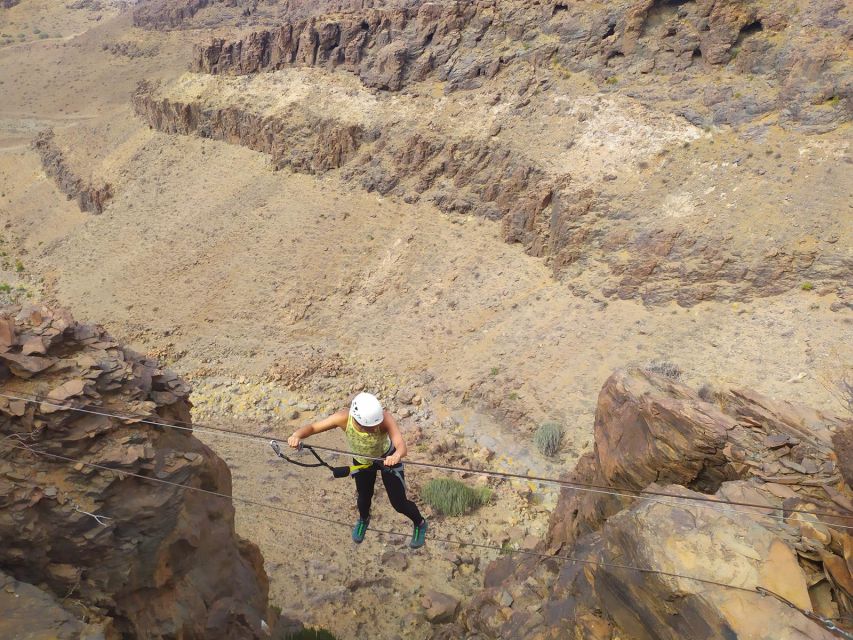 Gran Canaria: Cliff Climbing Via Ferrata Trip by Maspalomas - Key Points