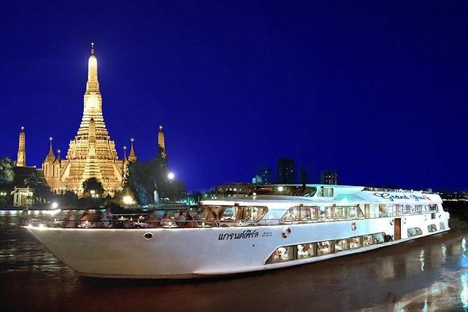 Grand Pearl Luxury Dinner Cruise at Bangkok Admission Ticket - Key Points