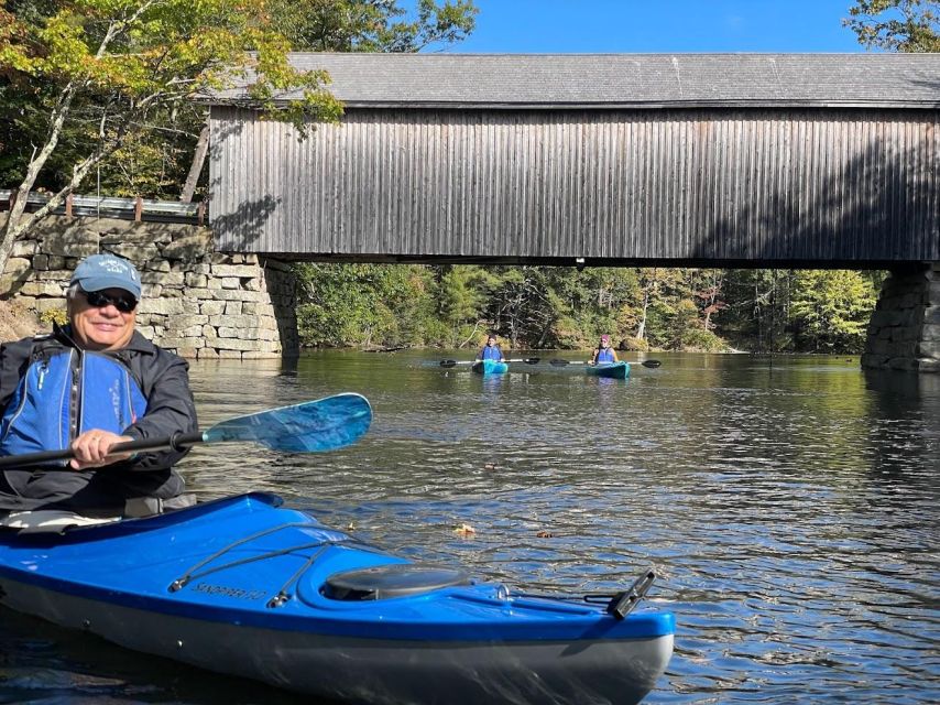 Guided Covered Bridge Kayak Tour, Southern Maine - Key Points