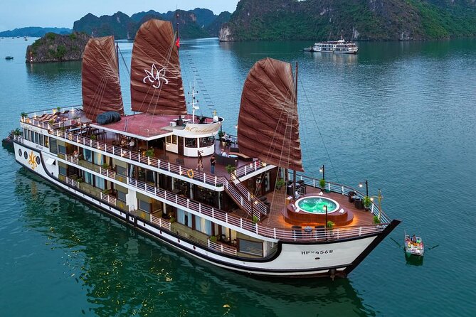 halong bay 2 days 1 night with orchid cruises 5 star Halong Bay 2 Days/1 Night With Orchid Cruises 5 Star
