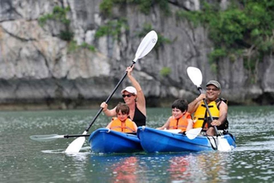 halong bay day tour 6 hour cruise kayak lunch small group Halong Bay Day Tour 6 Hour Cruise, Kayak, Lunch, Small Group