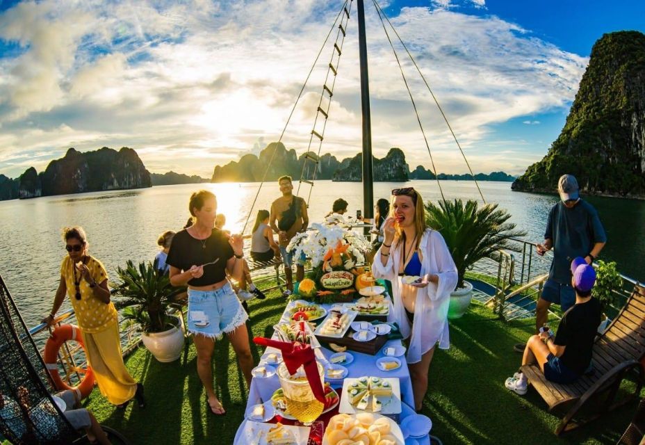 Halong Bay Full Day Tour 6 Hour Cruise Buffet Lunch - Key Points