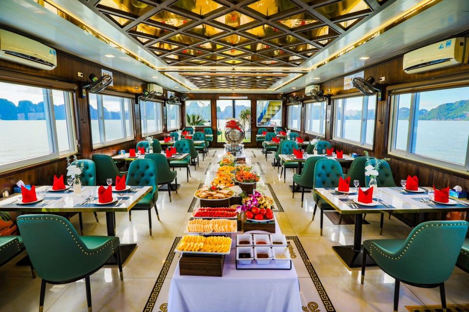 halong bay luxury day tour buffet lunchsmall group kayak Halong Bay Luxury Day Tour Buffet Lunch,Small Group, Kayak