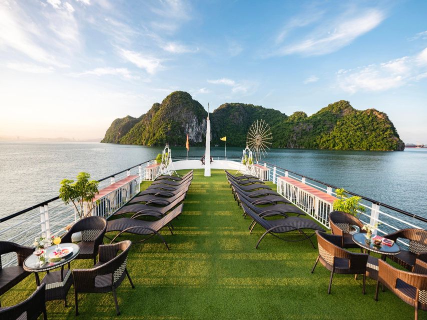 Halong Luxury Cruise Day Trip, Buffet Lunch & Limousine Bus - Key Points