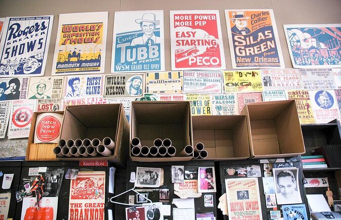 Hatch Show Print Studio Tour & Country Music Hall of Fame Combo - Key Points