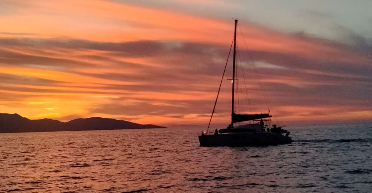 Hersonissos: Sunset Private Catamaran to St George Bay - Activity Details