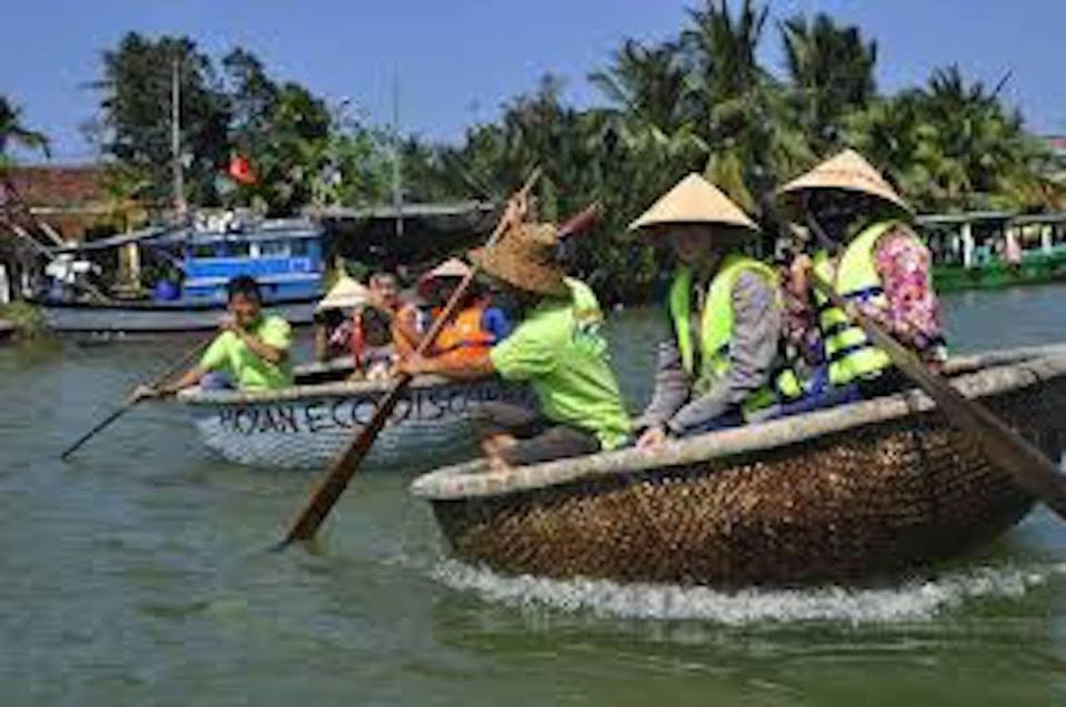 Hoi An : Cam Thanh Basket Boat Riding W Two-way Transfers - Key Points