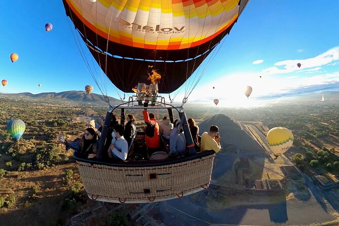 hot air balloon flight over teotihuacan from mexico city Hot Air Balloon Flight Over Teotihuacan, From Mexico City